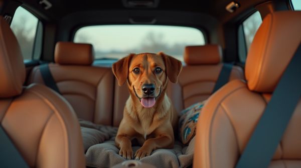 Comment choisir un coussin chien pour voiture adapté